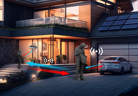 2x POKROWIEC NA KLUCZE RFID PR1 + PR2