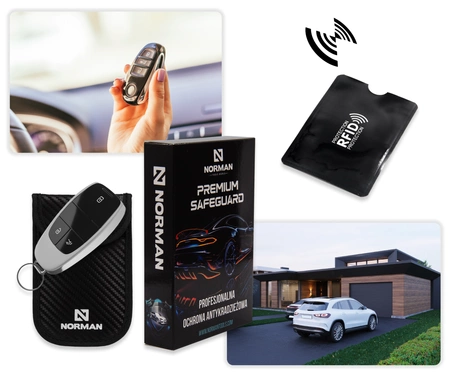 2x POKROWIEC NA KLUCZE RFID PR1 + PR2