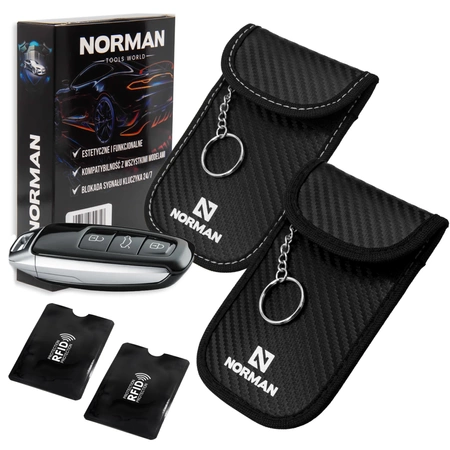 2x POKROWIEC NA KLUCZE RFID PR1 + PR2